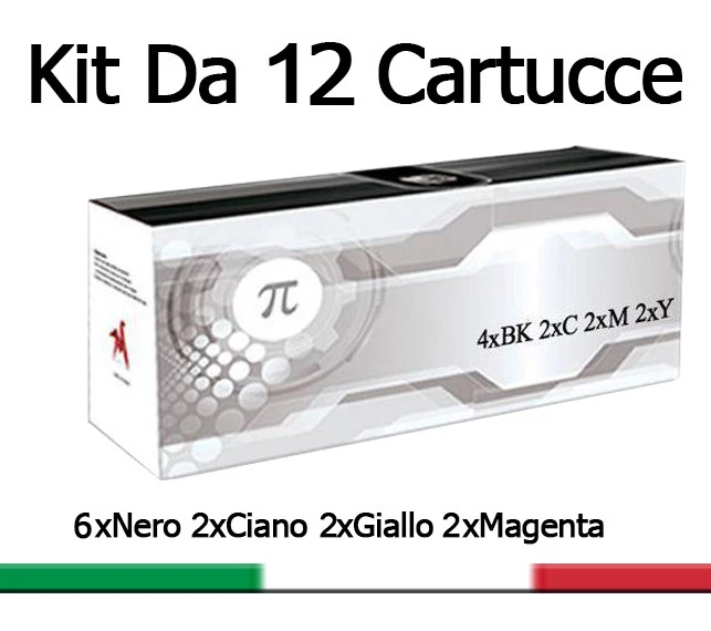 PILOGICO 12 cartucce Serie T2437 per Epson XP750 XP850 XP950 XP760 XP860 XP55 XP960