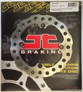 JT Brakes Self Cleaning REAR Wavy Brake Disc Fits HONDA CR250 (1995 to 1996) - Picture 1 of 1