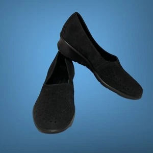 Ecco Damen-Slipper Felicia Sommer schwarz Keilabsatz Größe 36 - Bild 1 von 8