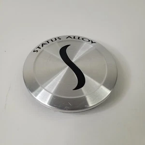 Status Alloy Wheels 1246S03 Single Polished Silver Custom Wheel Center Cap - Bild 1 von 7