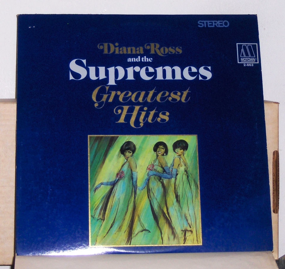 Diana Ross and The Supremes - Greatest Hits - Double Vinyl LP Record with Poster - Image 1 of 2