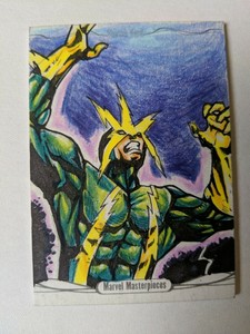 2016 Marvel Masterpieces Electro Sketch By Ken Racho