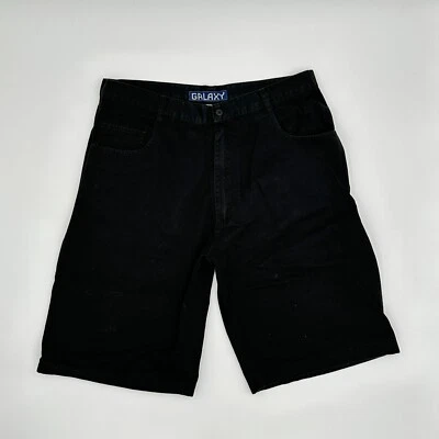 Pantalones cortos negros para hombre Galaxy talla 36 Foto 1 de 3