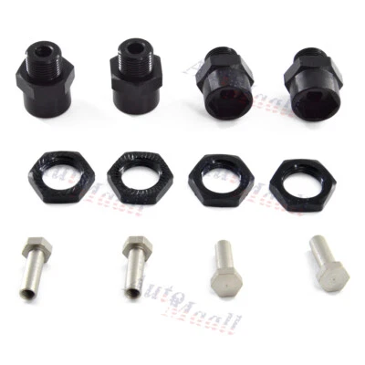4pc 1/8 12mm to 17mm Wheel Hex Hub Adapter Conversion Extension for 1/10 RC Car - Image 1 of 4
