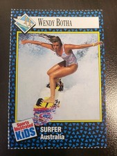 1991 Sports Illustrated For Kids Cathy Wendy Botha RC surfer card #49
