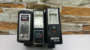 Electronic Flash Metz 213, SOLTRON 231 SOLID STATE, EMC  Auto 320. - Imagen 1 de 20