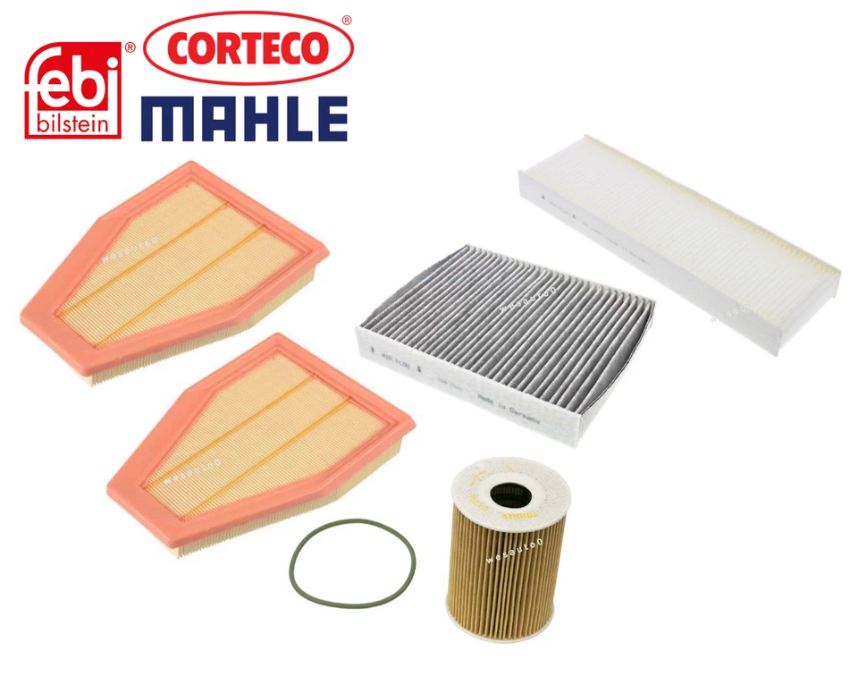 Kit de filtro de cabina de aceite de aire 5 piezas OES para Porsche 911 Carrera Targa 4 4S GTS S Foto 1 de 1