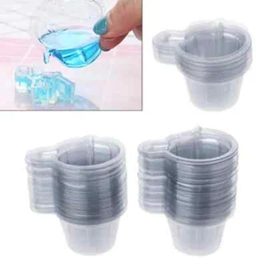 Kit de moldes dispensadores de vasos desechables de plástico de 20-100 piezas de 40 ml para... - Imagen 1 de 9