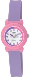 Q&Q-VP81J017Y Purple and pink color excellent for teaching children a watch - Picture 1 of 2
