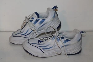 Scarpe da bowling Dexter Ten Pin, #B4012-8, bianco/blu, pelle, donna taglia 10 - Foto 1 di 5