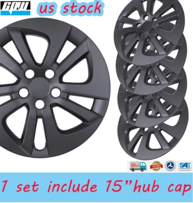 15" Inch Hubcaps Wheel Rim Covers For 2016-2024 Toyota PRIUS PRIME R15 Set of 4 - Image 1 of 4