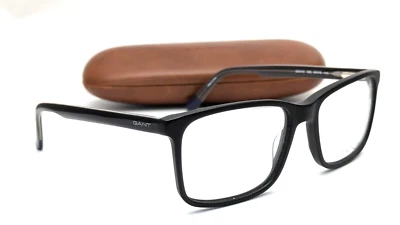GANT GA3110 002 Matte Black Rectangle Mens Eyeglasses 54mm - Image 1 of 4