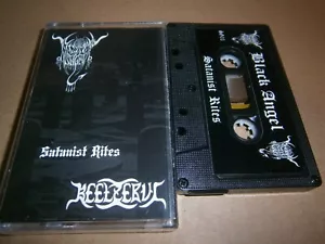 BLACK ANGEL / BEELZEBUL - Satanist Rites. Split Tape - Picture 1 of 3