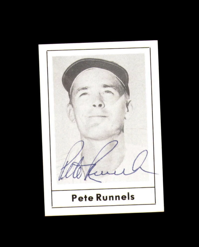 Pete Runnels Hand Signed 1978 Grand Slam Washington Senators Autograph - Image 1 of 2