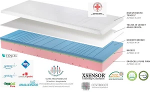 MATERASSO MEMORY ANTIDECUBITO DISPOSITIVO MEDICO Ultra traspirante Alta Qualità - Bild 1 von 3