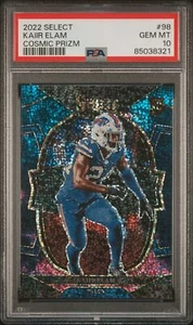 2022 Select Kaiir Elam Cosmic Rookie - PSA 10 - Foto 1 di 2
