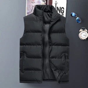 Giubbotto uomo trapuntato giacche gilet invernale termico smanicato imbottito cappotto outwear - Foto 1 di 17