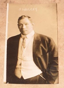 Tom Sharkey 1910 seltenes Original Type I George Grantham Bain Boxfoto. - Bild 1 von 2