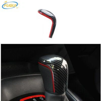 Carbon Fiber Car Gear Shift Knob Cover Trim For Toyota Corolla 2019 2021 - Image 1 of 4