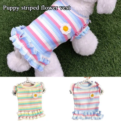 Dog Skirt Pet Dress Cotton Small Dog Princess Dress Chihuahua Puppy Cat Cloth  ! - Image 1 of 4