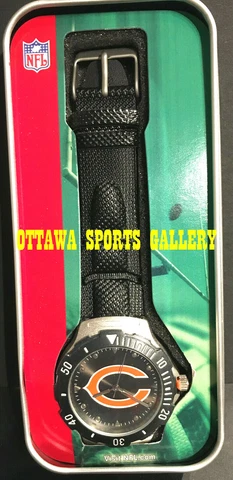 CHICAGO BEARS GAME TIME QUARTZ ANALOG LICENSED "AGENT SERIES" WATCH (M17) Cover