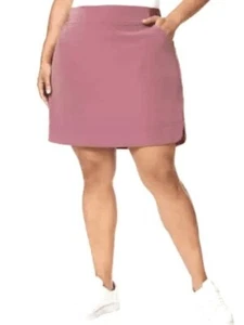 32 Degrees Women's Flyweight Pull On Woven Skort Side Pockets Sz XL Rose Tennis - Picture 1 of 22