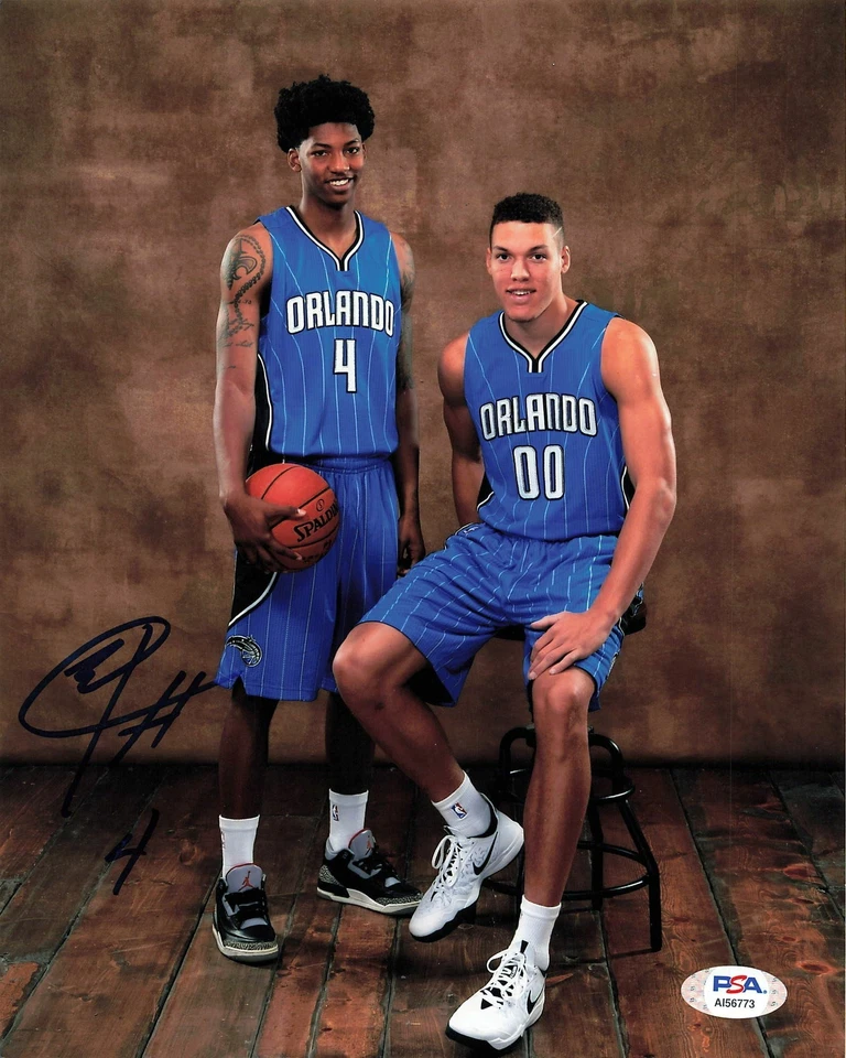 Foto firmada por Elfrid Payton 8x10 PSA/DNA Orlando Magic autografiada Foto 1 de 1