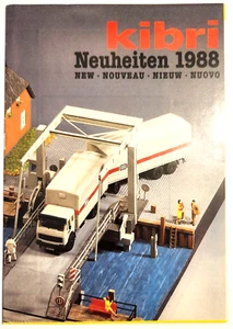 Kibri New 1988 German Railroad Train Catalogue fold out advertiement - Picture 1 of 4