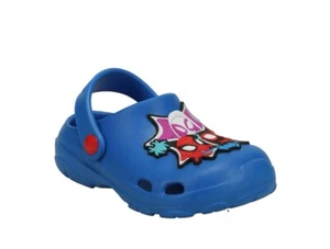 SPIDEY AMAZING FRIENDS Boys Size S (5-6) EVA Clog Sandals • Blue - Picture 1 of 6