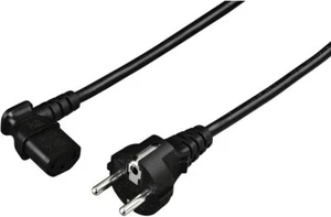 Hama Kaltgeräte-Kabel 5m Netzkabel C13 3-Pol Strom-Kabel Schuko CEE 7/4 TV PC - Bild 1 von 5