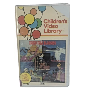 Fairy Tail Classics VHS Children's Video Library Clamshell - Imagen 1 de 4