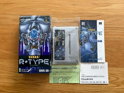 COMPLETE! Super R-Type Japan Super Famicom Super Nintendo SNES SFC Rtype Irem - Image 1 of 4