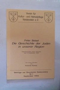 Die Geschichte der Juden in unserer Region Dokumentation eines Vortrages vom 11. - Foto 1 di 1