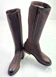 Botas de montar Cole Haan Grand OS Isabell elásticas marrones hasta la rodilla para mujer talla 8B - Imagen 1 de 19