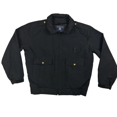 Spiewak Golden Fleece Jacket Mens Large Black Police Uniform Bomber Coat - Image 1 of 4