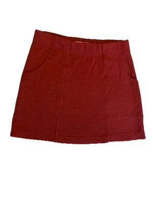 Horny Toad Women’s Medium Knee Length Skirt Red Elastic Waist Tencel Blend - Image 1 of 4