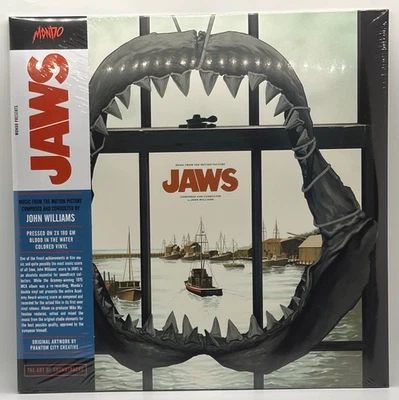 JAWS 🦈OST 2XLP (Blood In The Water) Vinyl Mondo Limited Release SEALED🆕 - Image 1 of 4