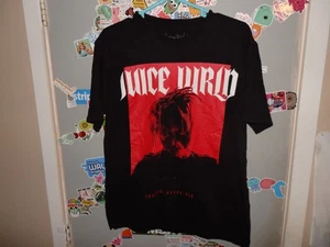 Men's Juice World T-Shirt Large Black Logo Hip Hop Legends Never Die Streetwear - Picture 1 of 5