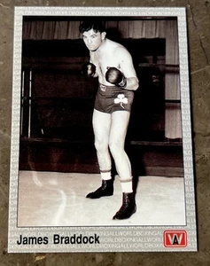 Boxing 1991 JAMES BRADDOCK #53 AW Sports Card HOF Vintage NM/MT CRISP ๐ช - Picture 1 of 2