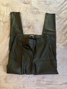Women’s Maurice’s Stretch Black Faux Leather Legging Pants Pleather Sz Small - Picture 1 of 5