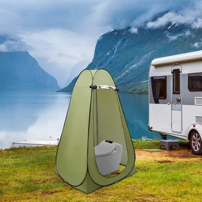 Pop Up Privacy Tent Instant Portable Outdoor Shower Tent Camp Toilet Changing - Image 1 of 4