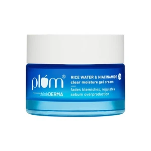 Plum 2% Niacinamide & Rice Water Daily Brightening Gel Cream For Oil-Free, 50G - Picture 1 of 8