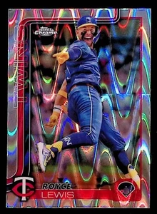 Royce Lewis 2025 Topps cromo refractor de ondas de rayos #254 - Imagen 1 de 2