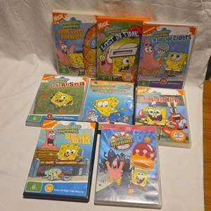 Spongebob Squarepants x 8 DVD Mixed Bundle Lot Region 4 PAL Nickelodeon - Picture 1 of 24