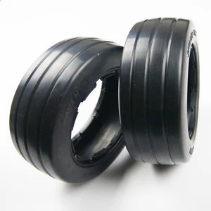 Front Rear Road Slick tires for hpi rv Rofun baja 5b Buggy 170mm x 60 80mm - Picture 1 of 6
