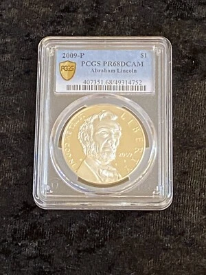 2009 Abraham Lincoln  Commemorative Proof PCGS PR68 - Image 1 of 2