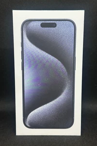 Oryginalny Apple iPhone 15 Pro Blue Titanium 512GB TYLKO PUSTE PUDEŁKO + naklejka! - Zdjęcie 1 z 7
