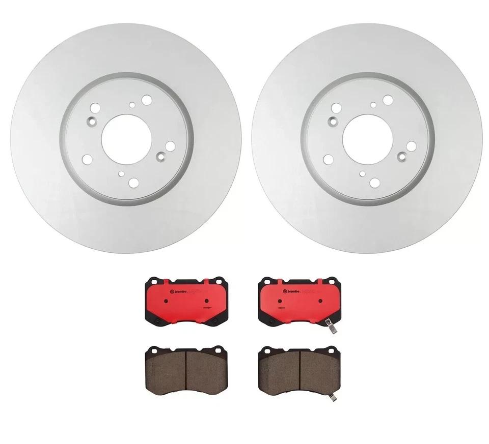 Brembo / Durago Front Brake Kit Disc Rotors Ceramic Pads For Acura TL 2004-2008 Foto 1 de 1