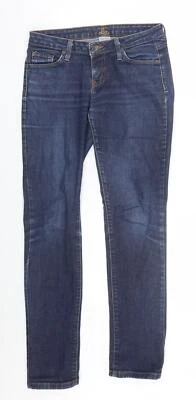 Pantalones de mezclilla ajustados para mujer Lux azul algodón talla 28 L29 en regular Foto 1 de 4