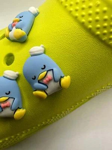 Shoe Charms | tuxedo Sam| sleepy penguin | Kawaii | bluebird - Picture 1 of 2